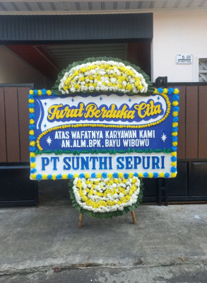 Papan Bunga Duka di Pasirwaru